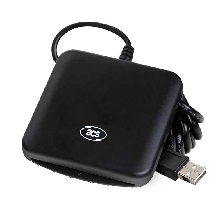 ISO 7816 IC Chip 13.56MHz Card Reader For Banking Payment ACR39U-U1
