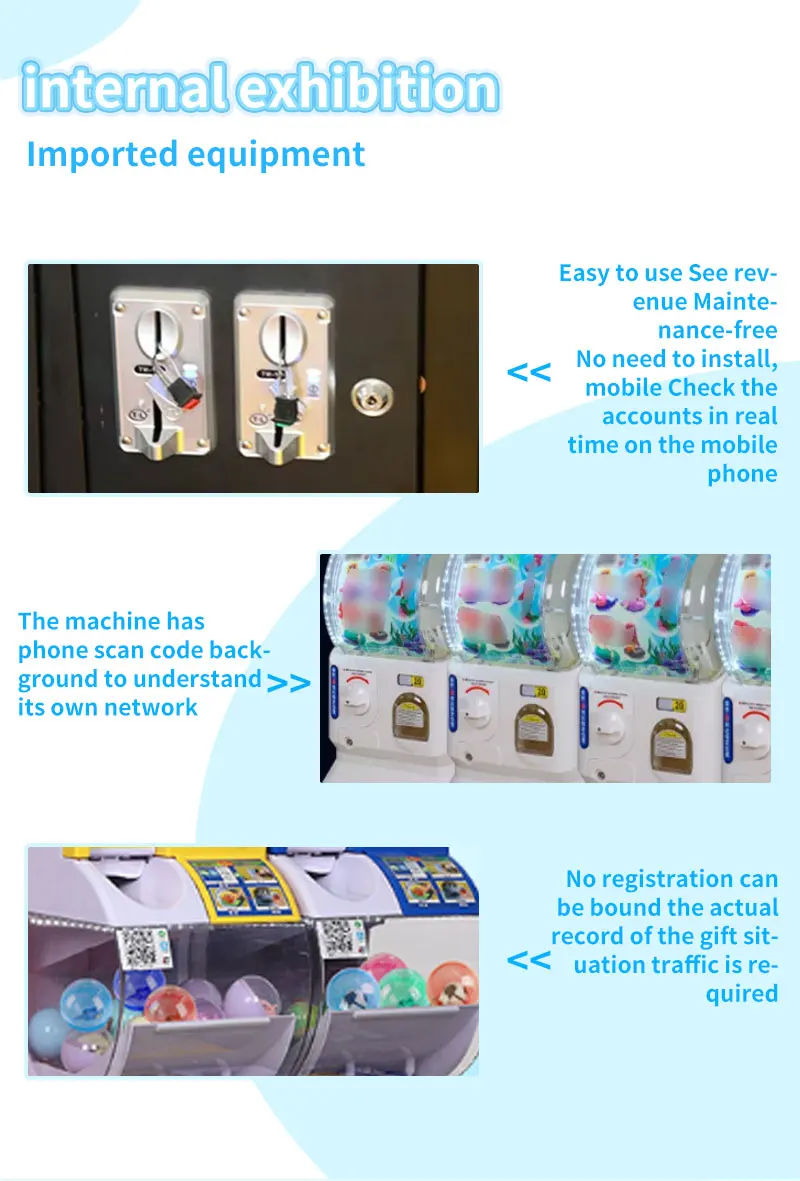 2024 hot sale Gacha game machine toy capsule vending machine for sale