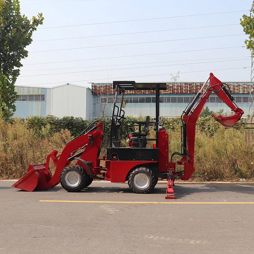 Mini Backhoe Tractor With Front End Loader Diesel Loader Bearing Backhoe Loader For Sale