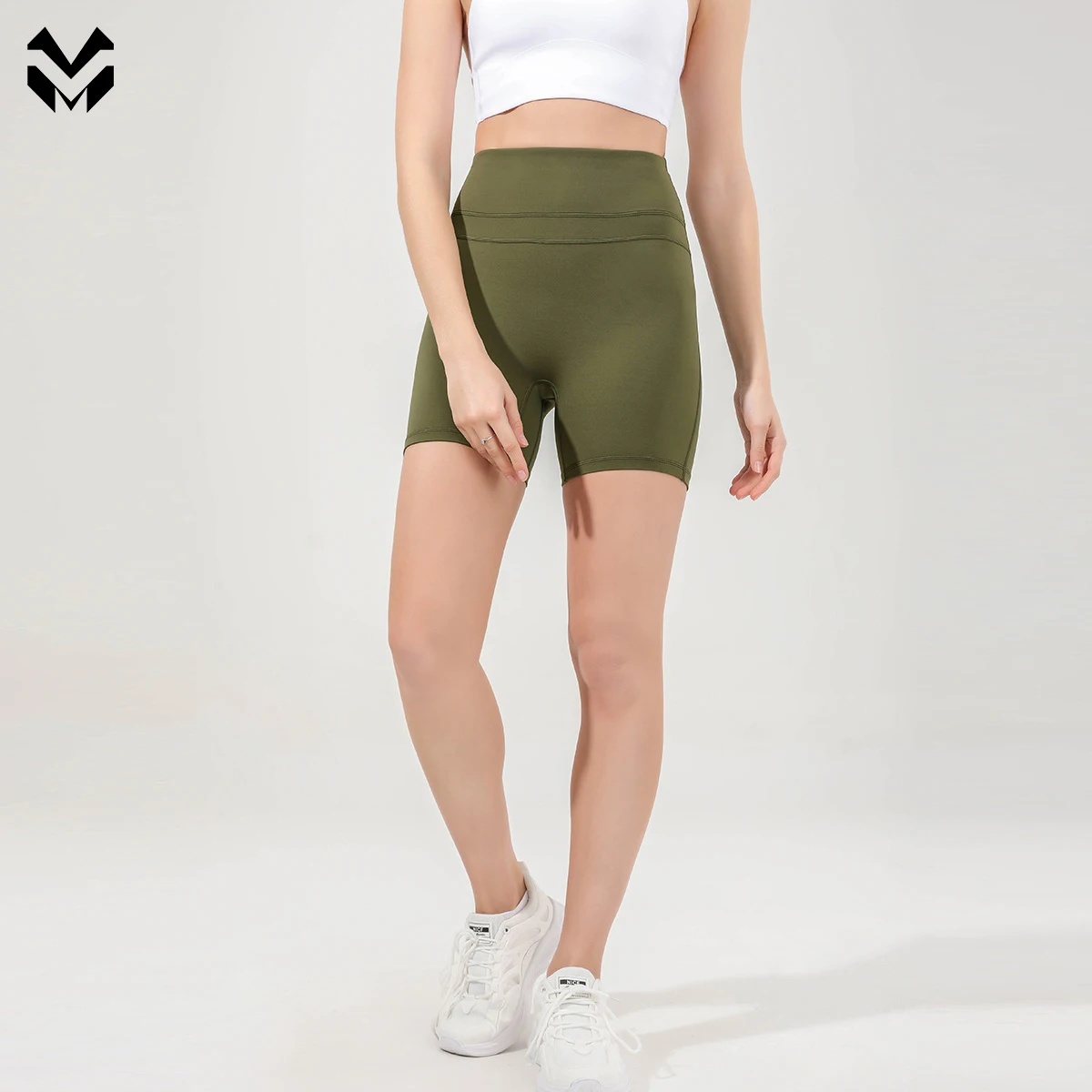 Wholesale Active Tight Women Fitness Gym Workout Sport High Waist Custom Gym Pants Yoga Shorts