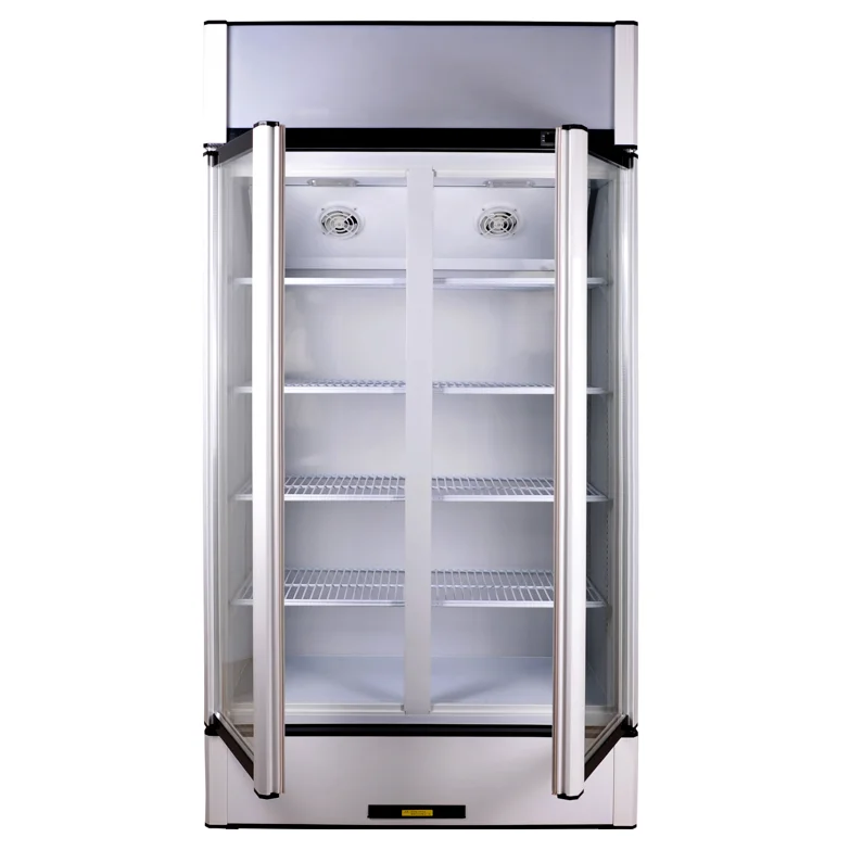 Supermarket 600L Factory Sale Display Commercial Refrigerator Equipment Upright Display Glass Door Showcase Fridge