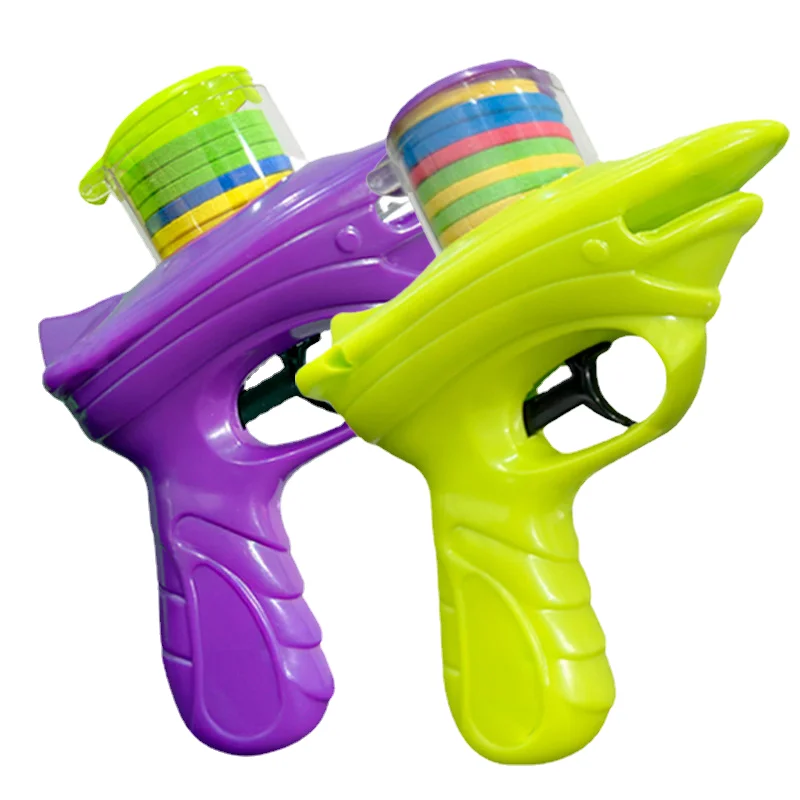 HY Toys children flying saucer gun radish toy EVA parent-child outdoor soft bullet battle stall wholesale