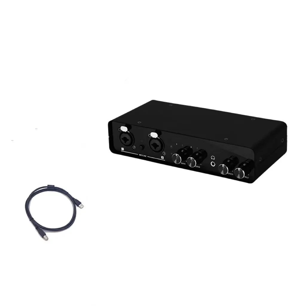 Usb Multi External Pc Computer Sound cards audio interface recording for music studio equipment live streaming professional