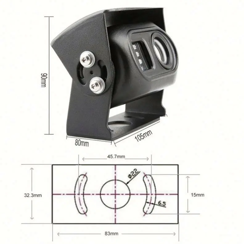 Food Trailer Car Reversing Parking Camera  Ahd Waterproof IP69K
