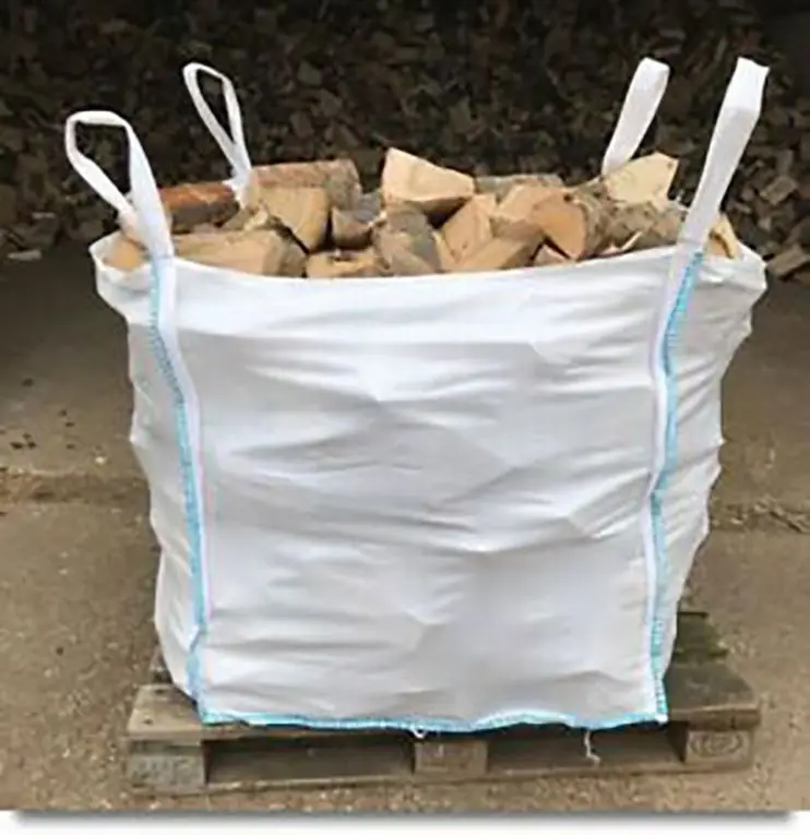 Firewood bag 1500KG custom breathable bag for packing and storing onion 1000kg custom logo ton bag