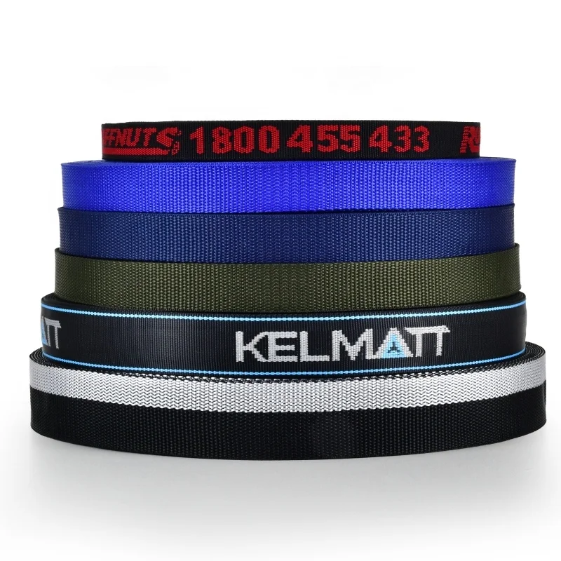 Heavy duty polypropylene webbing color custom pp webbing for bag/dog collar