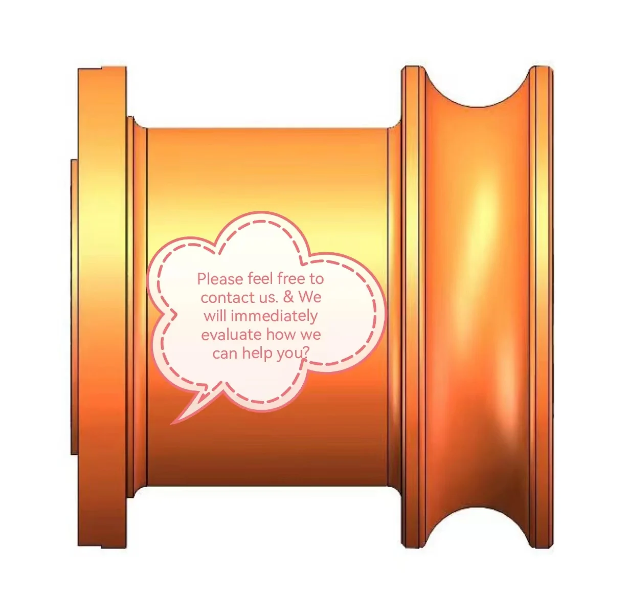 CNC Environmental protection dust removal equipment Dusting drum Non-standard equipment manufacturing Flange (drive side)