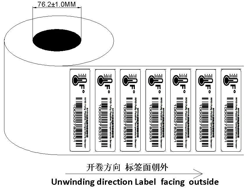 China Supplier Waterproof Temperature Sensor Uhf Rfid Tag/label/sticker