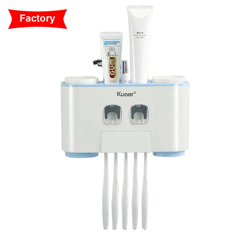 Non Toxic Tasteless Drain Safe Automatic Toothpaste Squeezing Toothbrush Holder