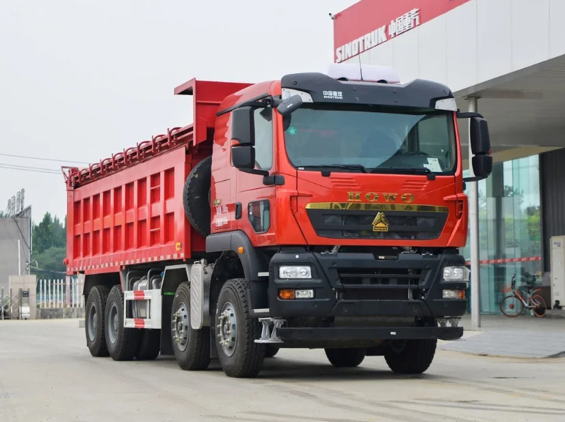 Sinotruk Howo new condition 30cbm series tipper truck 8x4 420hp 12 Wheeler Transportation dump truck for big stone and sand