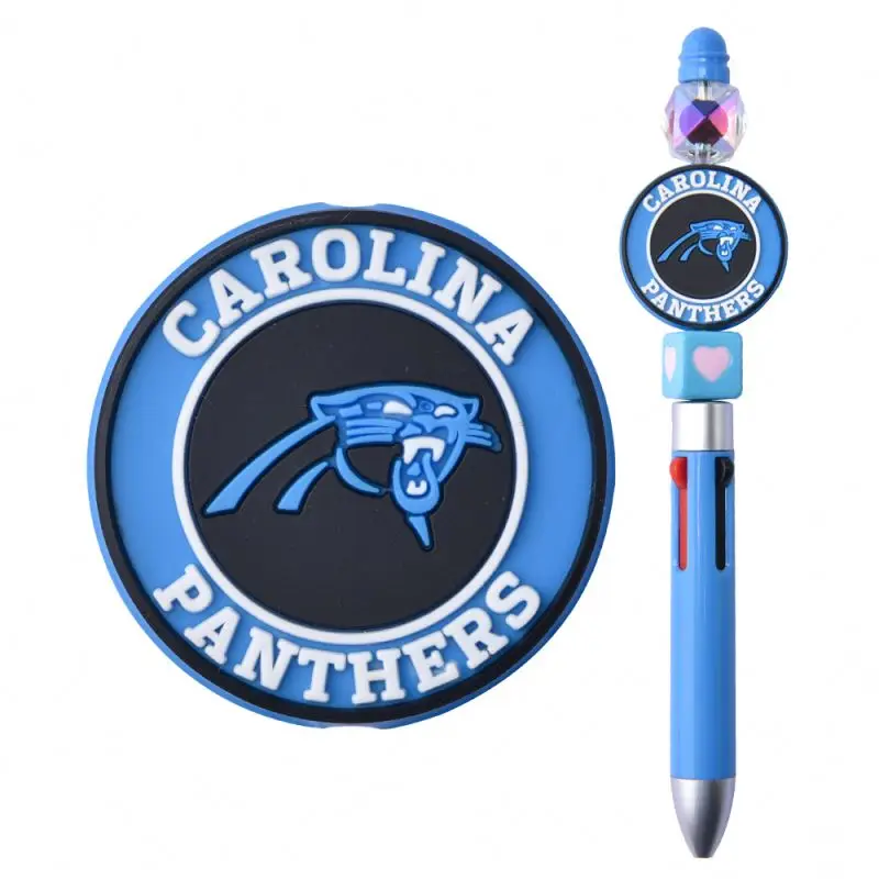 best seller  pvc pen charms nfl football sports team carolina panthers focal charms