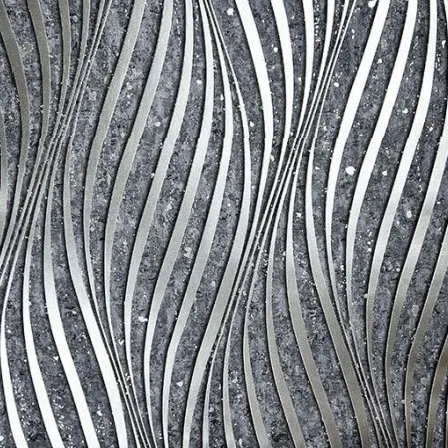 Modern Living Room Bedroom wall decor luxury 3d wallpaper PVC home decoration Waterproof Peel and Stick designer Wave wall paper