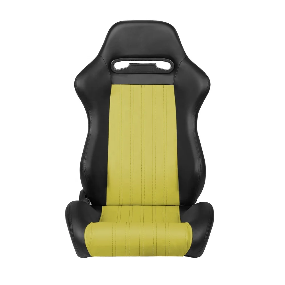 Adjustable Car Bucket Seats Universal Seat With PVC Leather Use For Car Simulator Racing Seat