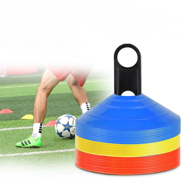 More Thicker More Flexible Multi Color Cone for Agility Training Soccer Football Kids Field Marker
