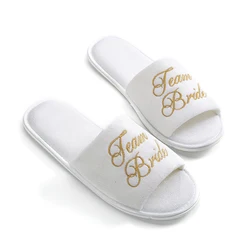 latest design embroidered velvet slipper for wedding