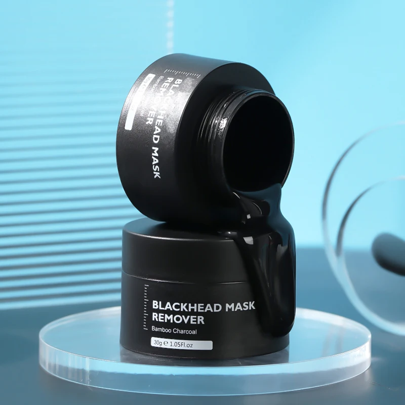 Private Label Blackhead Removal Mask Charcoal Facemask Peel Off Bamboo Facial Face Black Mask