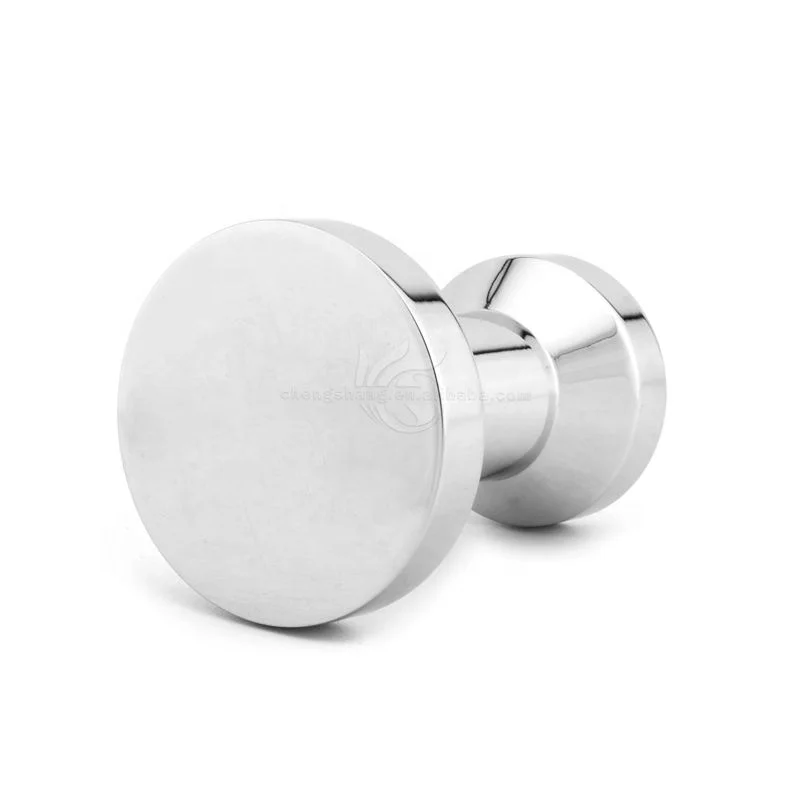 57mm Iron plating mirror polish Espresso Coffee Tamper 53mm Bean Press Coffee Powder Hammer