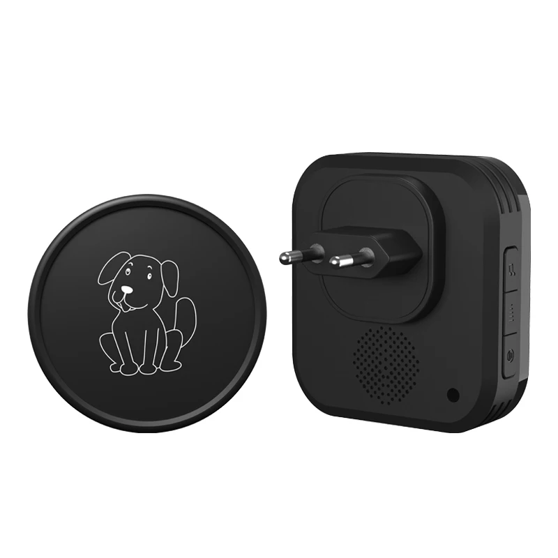 hot Wireless pet doorbell touch button Dog doorbell LED Flash Waterproof Touch Buttons Dog Door Bell