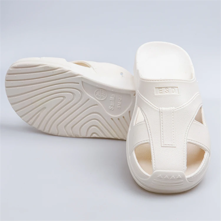 Skillful Manufacturer Breathable Work Shoes Non-Slip Spu Slipper Antistatic Slippers