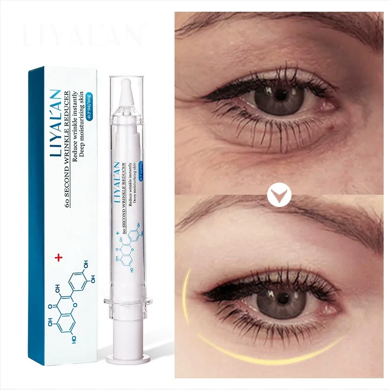 Private Label Instant Wrinkle Remover Eyecream Anti Aging Skin Firming Lifting Tightener Under Eye Cream