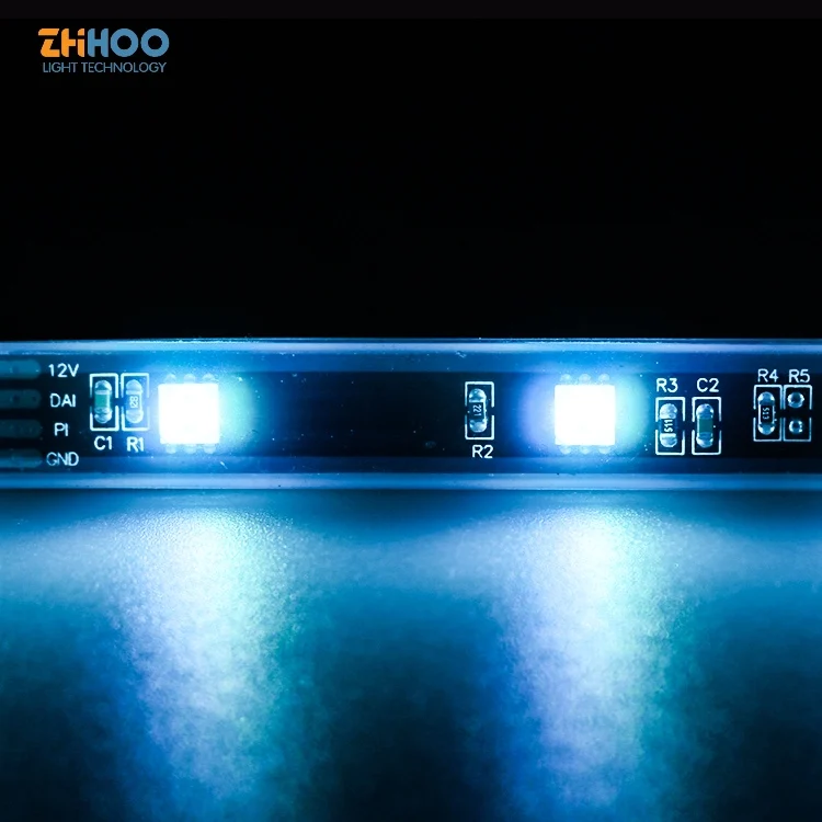 Waterproof 12v ws2815 individually addressable rgb led tape strip 30leds/m dmx outdoor