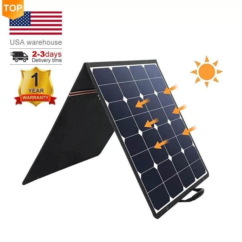 Портативная уличная Солнечная Мини-система FlashFish SP18V50W/100W 110V 220V 50W 100W 18V складная солнечная панель с электростанцией
