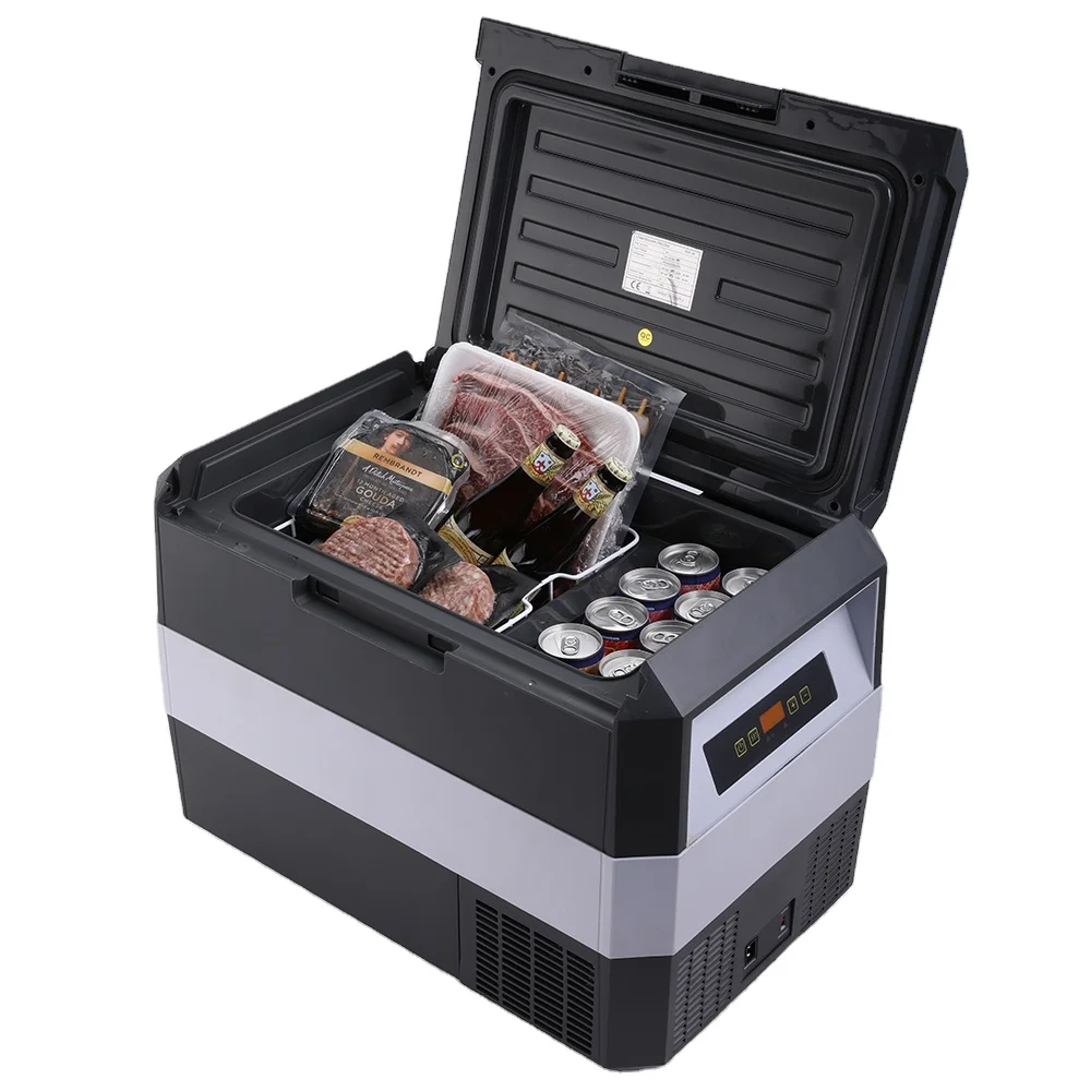 12V DC portable small mini freezer office refrigerator for truck camping outdoor Offroad Car Refrigerator