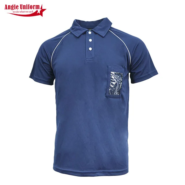 Promotional Vintage Quick Dry 100% Bamboo Fiber Short Sleeve Crocheted Polo Shirt