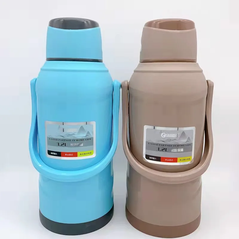 3.2L thermos flask 8P  high quality plastic water bottle plastic vacuum flask