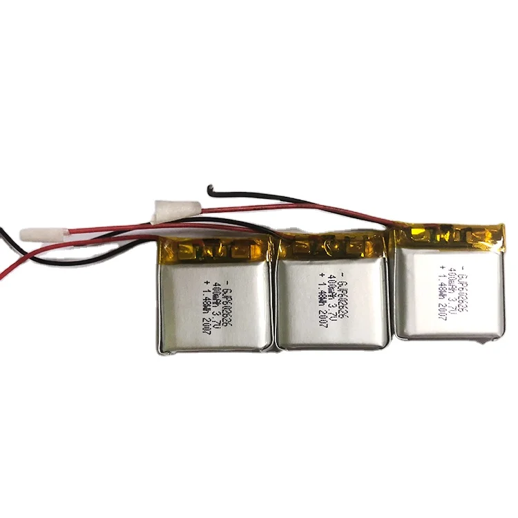 602626-400mah Lithium polymer battery ultra thin li ion earphone flexible battery 3.7V polymer lithium ion battery