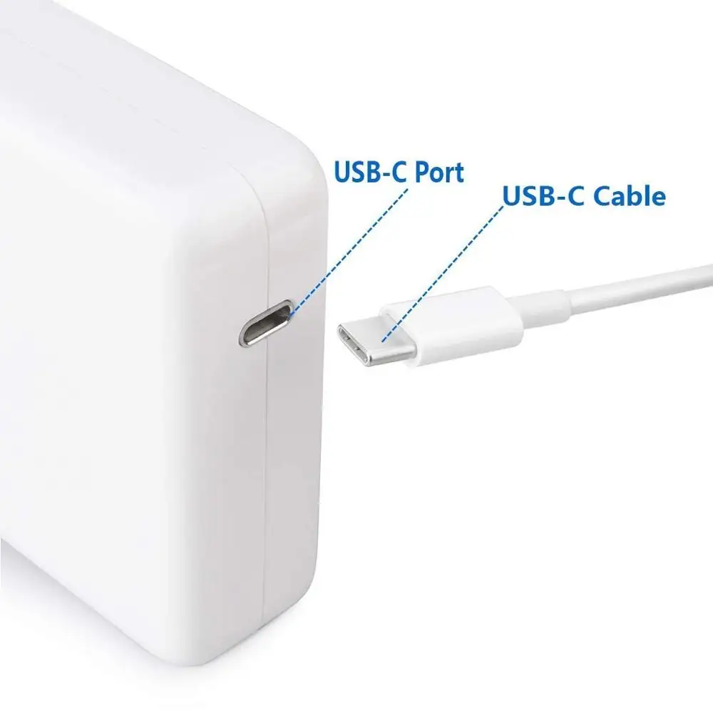 Горячая Распродажа ноутбук адаптер питания USB-C для Macbook Зарядное устройство 30W 61W 87 Вт Универсальный адаптеры ноутбука в наличии на