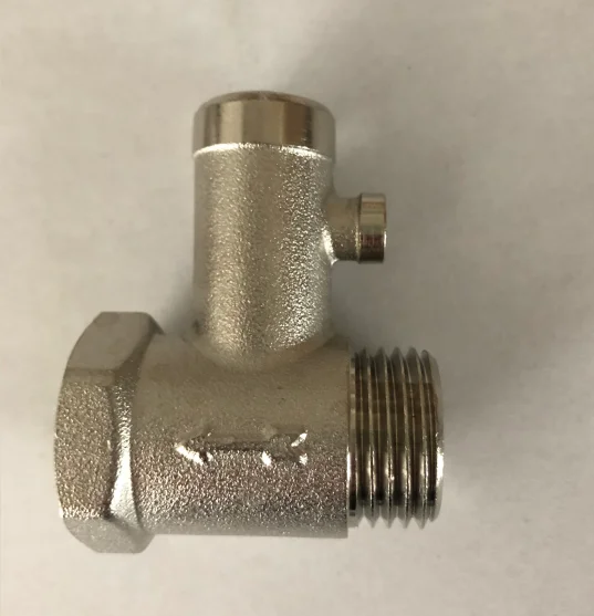 Good quality 1/2 inch Brass angle type safety air relief pressure reduce valve without lever for bathroom water heater boiler