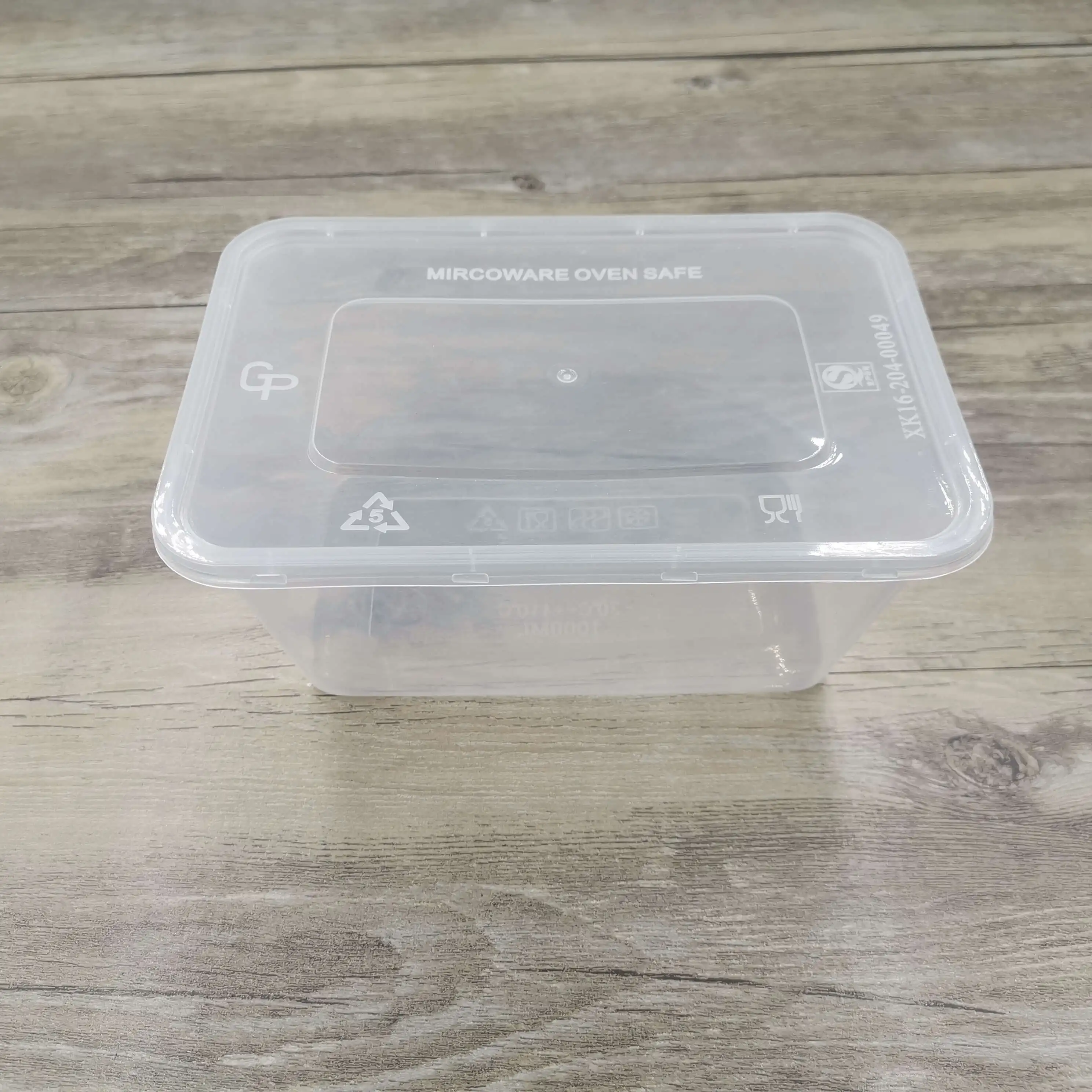 Hot selling 1000ml plastic takeaway disposable lunch food packing container