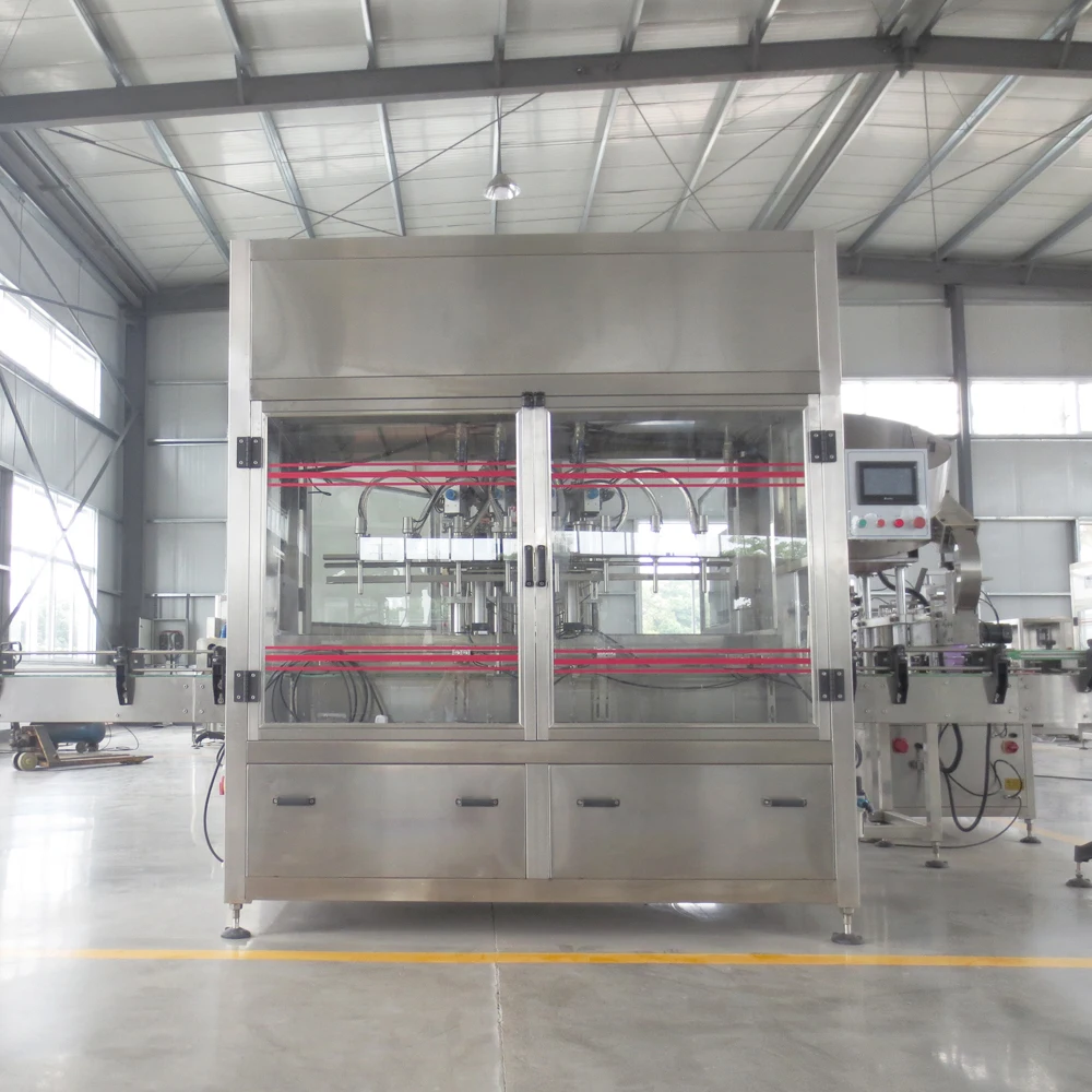 Automatic Plastic Bottle Motor Lubricant Lube Oil Filling Machine