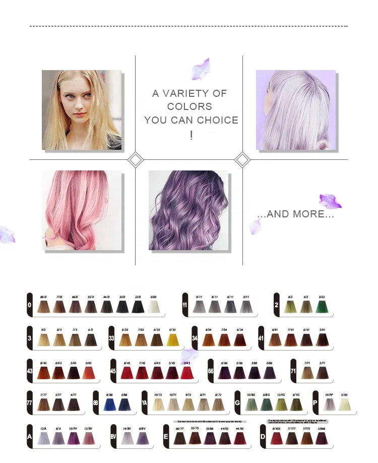 Private Label Best selling Hot Colors Permanent hair color dye