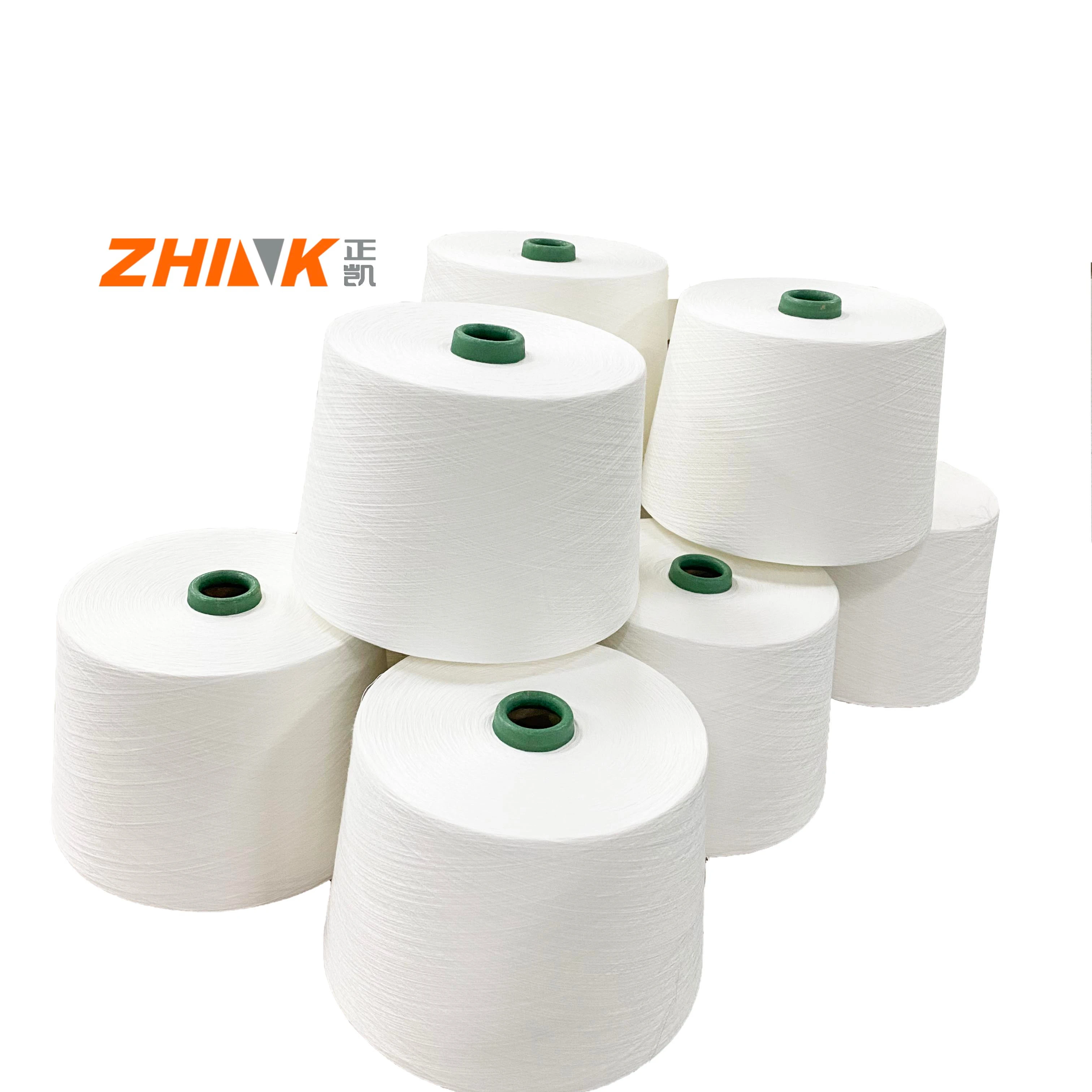 40% акрил, 60% вискоза, Смешанная NM40/1 Ne24/1 siro компактная пряжа для плетения