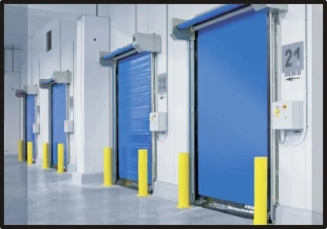 
Cold Storage Rolling Folding Roller Shutter Fast PVC Fabric Door 