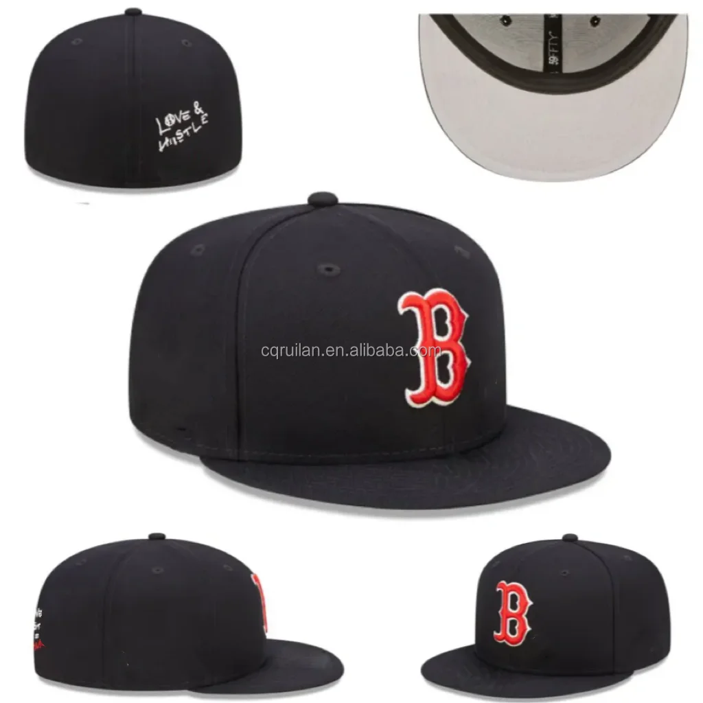 wholesale New MBL Era 59 FIFTY Team Flat Brim Cap Hat NFL Fitted Hat Football Team Vintage gorras para hombre original Baseball