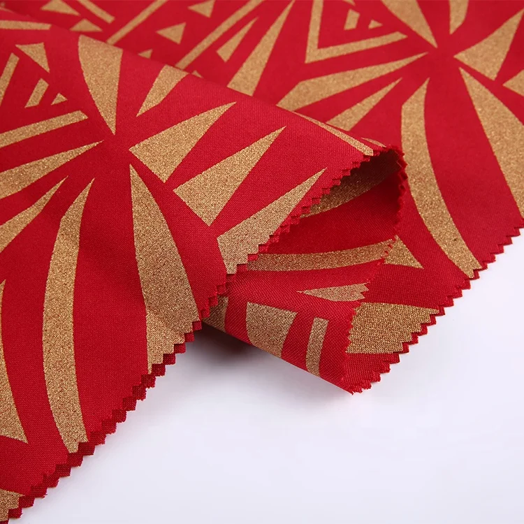 cheap price wedding dress metallic viscose polyester twill metallic woven fabric