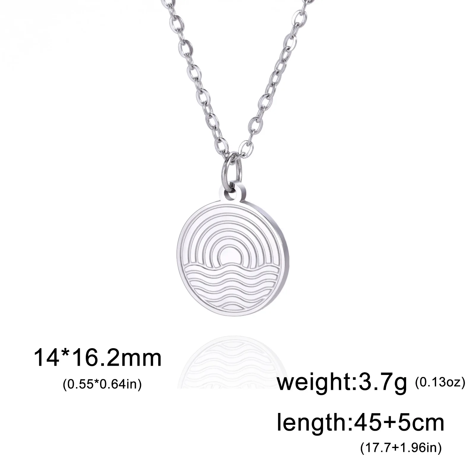 Custom Logo Quantum Scalar Energy Pendant Silver Stainless Steel Bracelet For Women Men Giftant