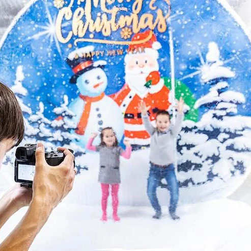 Outdoor Kids Party New Year Christmas Inflatable Balloon Bubble House Transparent Clear Igloo Dome Tent Inflatable bubble Tent