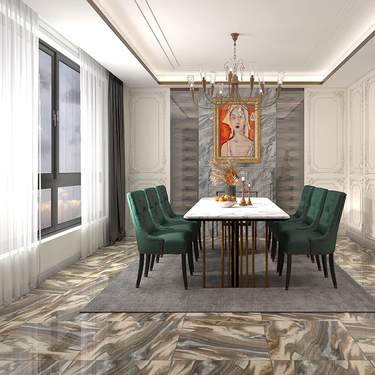 high polished foshan marble porcelain glossy tiles 800x800