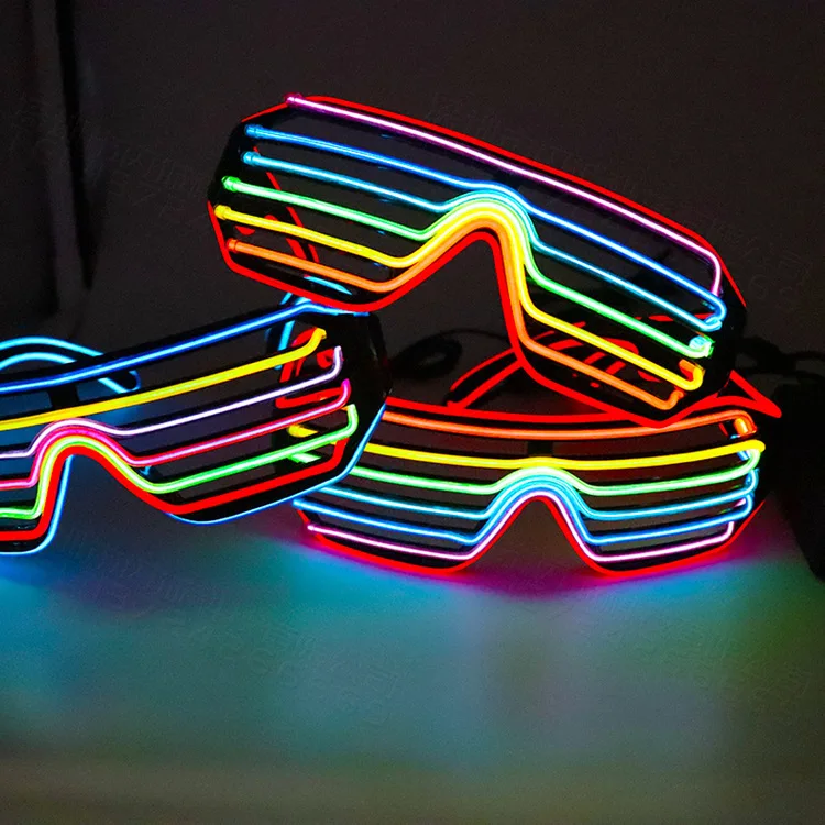 New Arrival Party Supplies Mulity-color Night Flashing Glowing Luminous Led Glasses Party Led Light Up Glasses