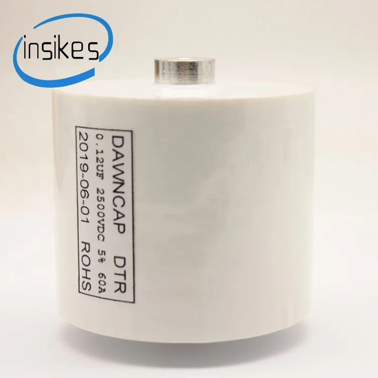2500VDC 0,12 мкФ 60A 5% 2.5KV постоянного тока высокого напряжения, самый популярный пленочный конденсатор