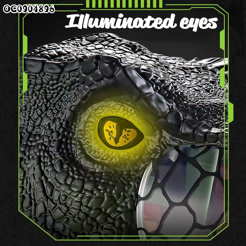 Realistic cosplay hard plastic dinosaur party mask helmet toy for kids