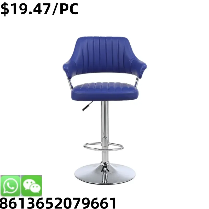 Modern Style Metal Dining PU Bar Stools Restaurant Bar Chair