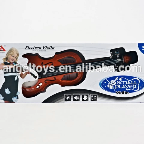 Children popular music instrument electric violin w/light and music