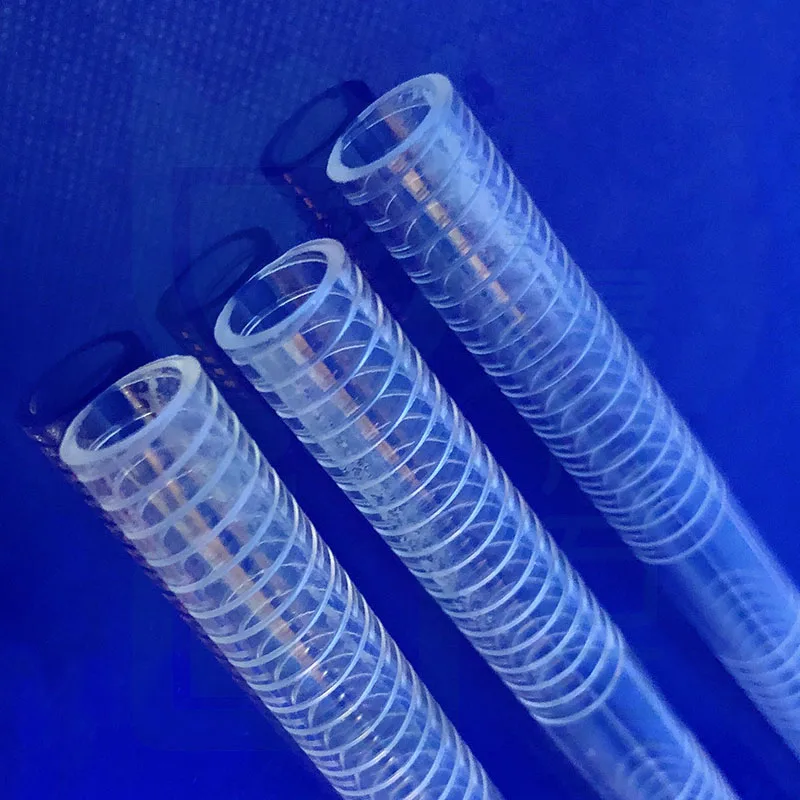 High temperature resistance clear quartz glass tube quartz tube furnace