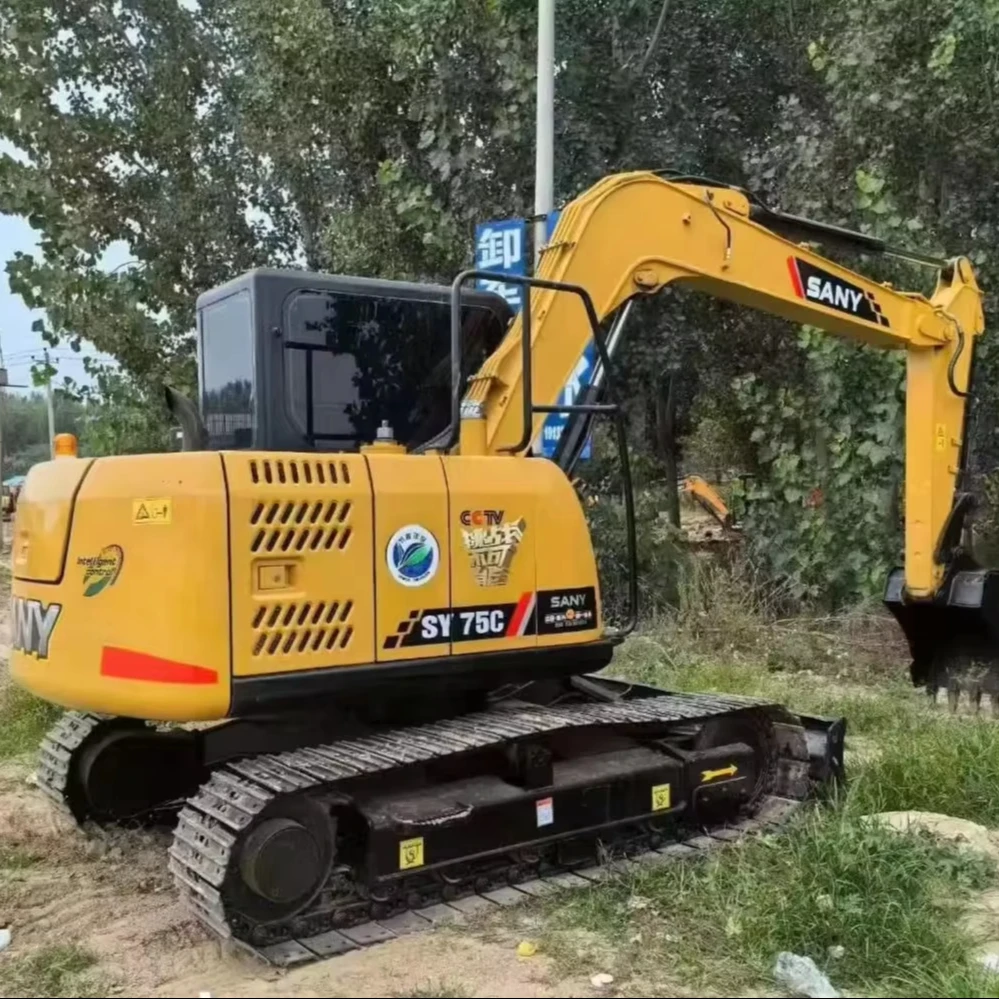 Low Price Promotion Used SANY 75C-9 Excavator  Used 7.5tons Excavator production in 2022
