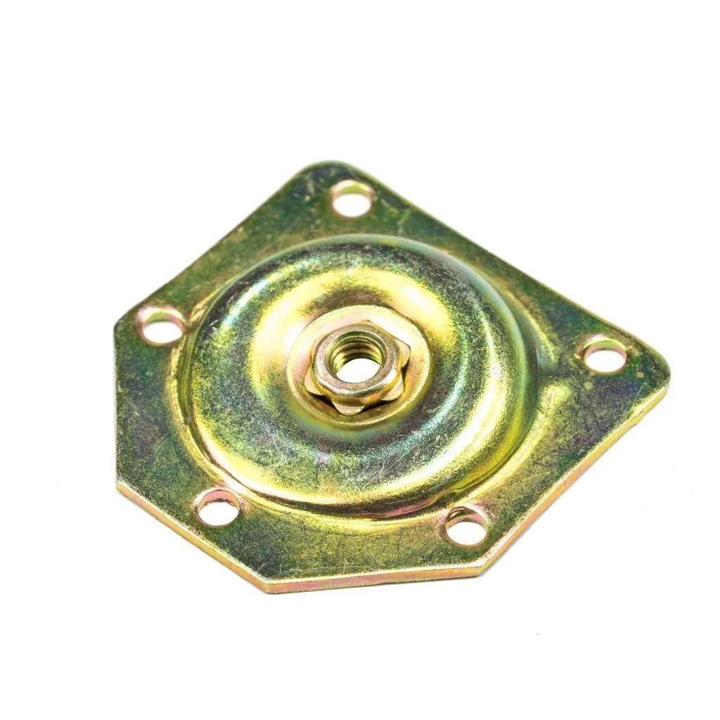 Sofa seat foot connection gasket mounting hardware sofa table leg Metal Mounting Plate nut